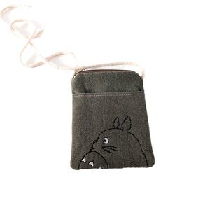 Studio Ghibli My Neighbor Totoro Crossbody Pouch in Grey